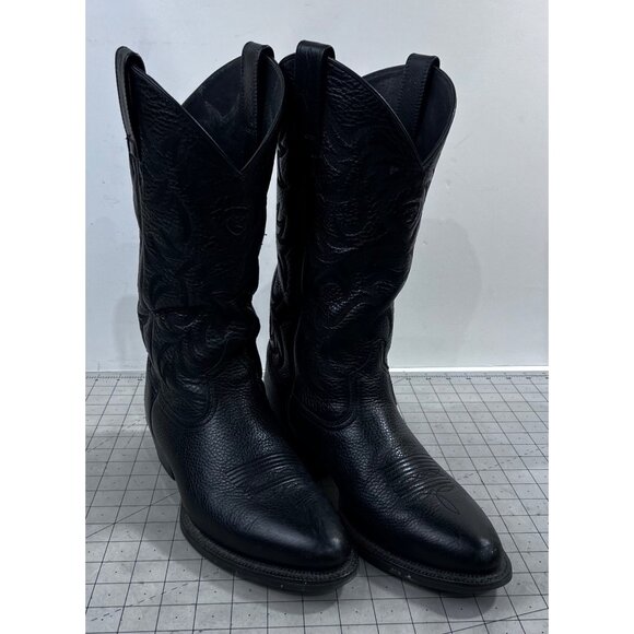Ariat Other - Ariat Men’s Black Leather Cowboy Boots Size 9.5 Western Style